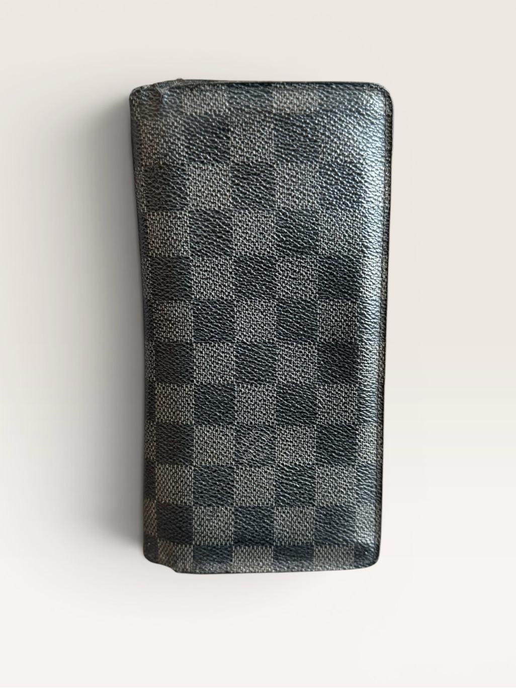 Louis Vuitton Damier Graphite Brazza Canvas And Leather Bifold Wallet